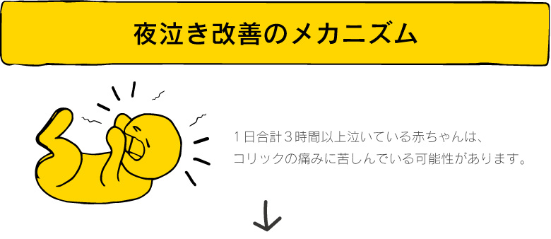 夜泣き改善のメカニズム